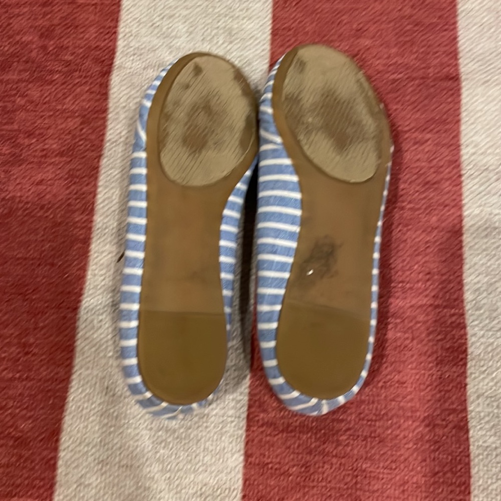 Nautica Chambray & White stripe Ballet Flats - Picture 4 of 4